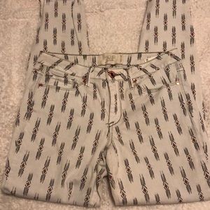 Rachel Roy skinny ankle zip